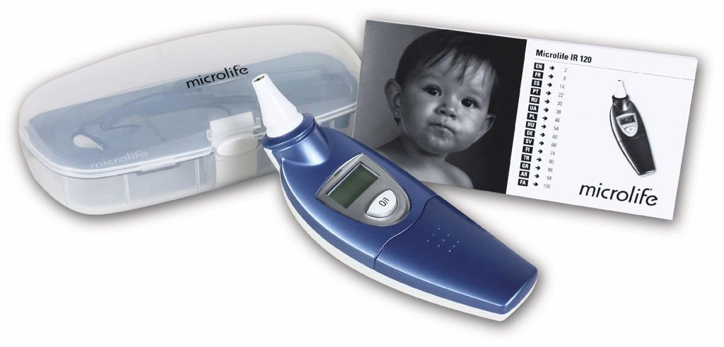 Medical thermometer / electronic / ear 0 - 100 °C - IR 120 Microlife