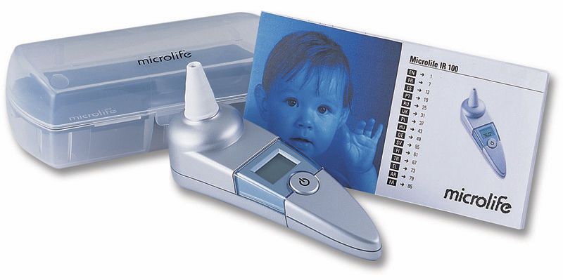 Medical thermometer / electronic / ear 0 - 100 °C - IR 100 Microlife
