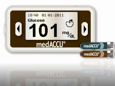Cholesterol blood glucose meter medAccu (B) Actherm