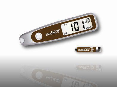 Blood glucose meter with USB port medACCU (P) Actherm