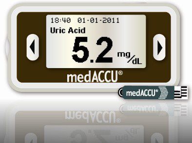 Uric acid meter medACCU (B) Actherm