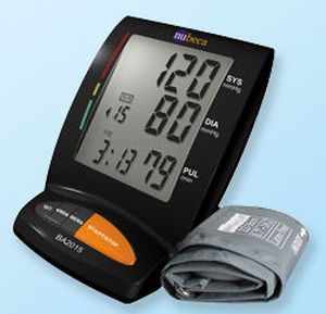 Automatic blood pressure monitor / electronic / arm BA2015 nu-beca & maxcellent