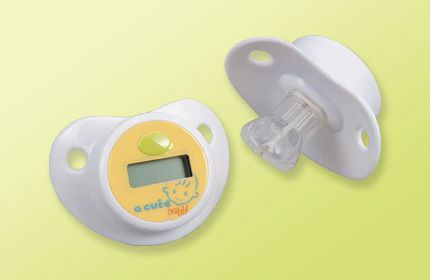 Medical thermometer / pediatric / electronic / pacifier type 32 °C ... 44 °C | MP9100 nu-beca & maxcellent