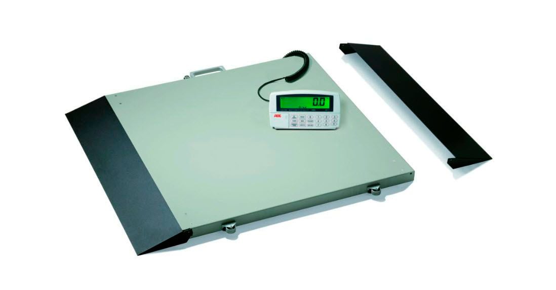 Electronic platform scale / with rechargeable battery / with BMI calculation / with mobile display M500020 ADE