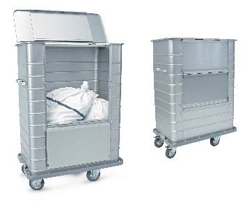 Waste trolley / dirty linen / with large compartment 203CC2S Conf Industries