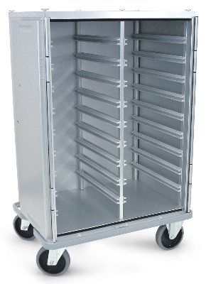 Transport trolley / for sterilization container / with hinged door / closed-structure N204ISO SERIES Conf Industries