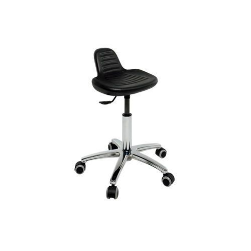 Medical stool / height-adjustable / on casters / rotating 2.07.008 Lubb