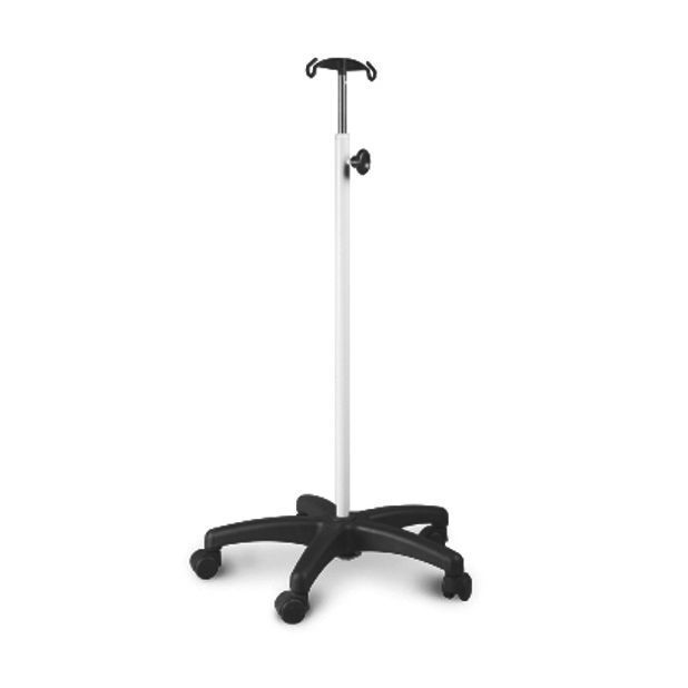 2-hook serum support / telescopic / on casters 2.09.007 Lubb