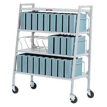 Medical record trolley / vertical-access Design-A-Line® 3476-00 Carstens