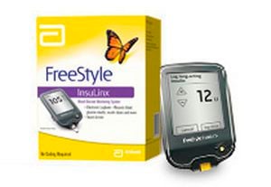Touch screen blood glucose meter / for home use FreeStyle InsuLinx Abbott Diabetes Care