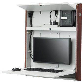 Medical computer workstation / wall-mounted / recessed WALLaroo® XT Carstens