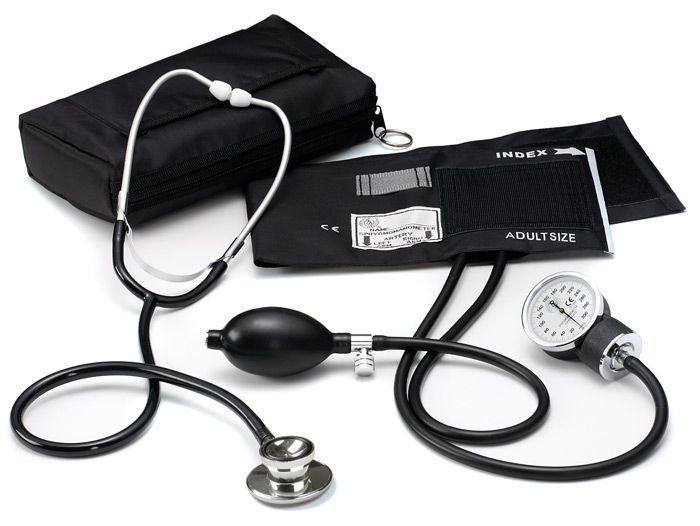 Cuff-mounted sphygmomanometer / with stethoscope A1-104 Prestige Medical