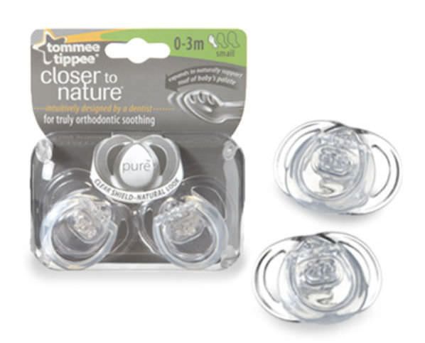 Anatomical infant pacifier / silicone Pure™ tommee tippee