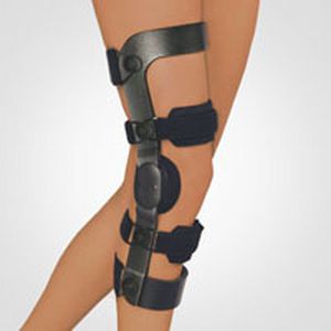 Knee orthosis (orthopedic immobilization) / knee ligaments stabilisation / articulated OTS BORT Medical