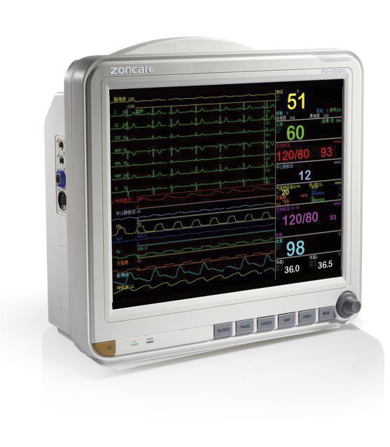 Compact multi-parameter monitor / transport / wireless 15" TFT | PM-7000G Zoncare Electronics
