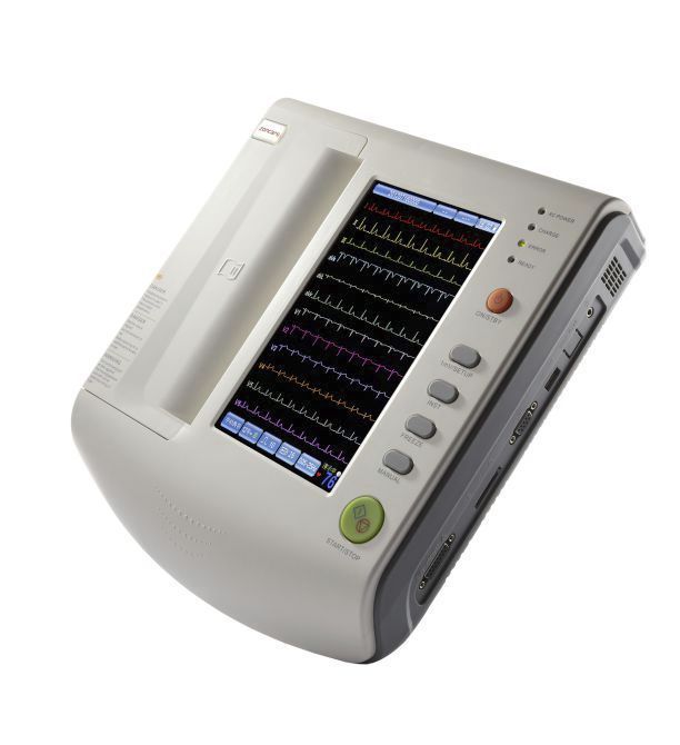 Digital electrocardiograph / 12-channel / with touchscreen ZQ-1212 Zoncare Electronics