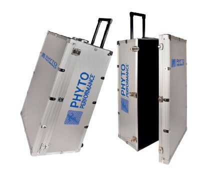 Transport medical case / metal / with trolley / high-capacity P 300.18/A Phyto Performance Italia