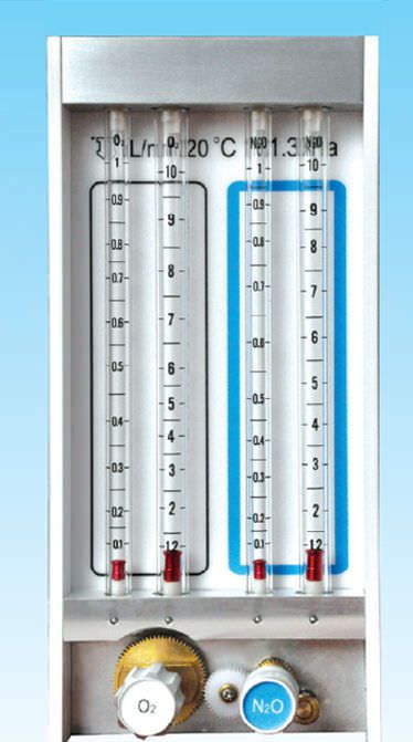Anesthesia gas blender / N2O / O2 / with dual flow meter tubes FA-004 CM-CC CO., LTD