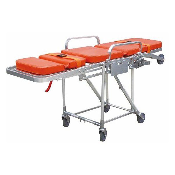 Emergency stretcher trolley / mechanical / 4-section MOBI E mobimedical Supply.com