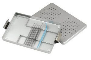 Dental instrument sterilization container / perforated 824-001, 824-002 DiaDent Group International