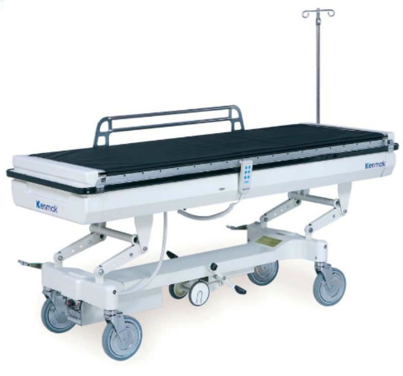 Transport stretcher trolley / height-adjustable / electrical K033 ET Kenmak Hospital Furnitures