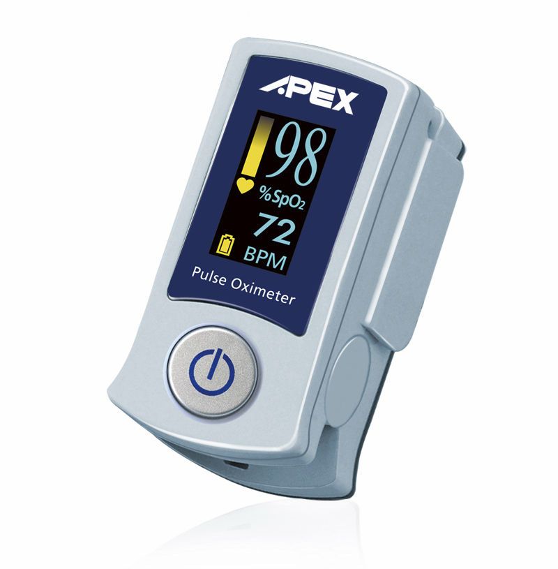 Compact pulse oximeter / fingertip Apex Medical