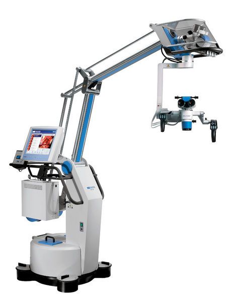 Operating microscope (surgical microscopy) / neurosurgery / mobile HS 20-1000 HAAG-STREIT SURGICAL