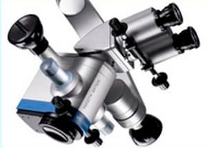 Operating microscope (surgical microscopy) / for dental surgery / mobile HS ALLEGRA 30 HAAG-STREIT SURGICAL