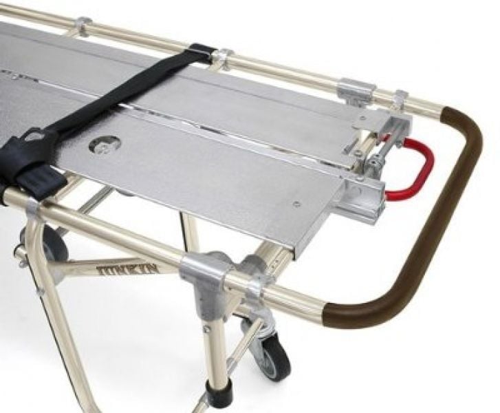 Mortuary stretcher trolley / height-adjustable / mechanical / 1-section max. 272 kg | "Tall" Affordable Funeral Supply