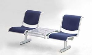 Waiting room chair / beam / with table / 2 seater 99104 T3 PT. Mega Andalan Kalasan
