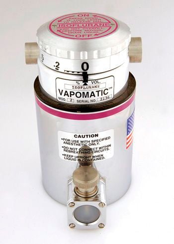 Anesthetic gas evaporator / veterinary VAPOMATIC™ A.M. Bickford
