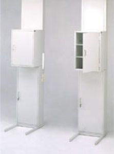 Medical bedside cabinet / for healthcare facilities / wall-mounted 31821 A & B PT. Mega Andalan Kalasan