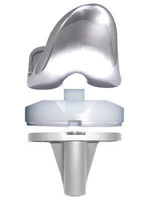 Three-compartment knee prosthesis / traditional / cemented BAUMER LCP BAUMER