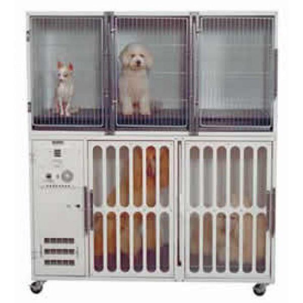 Veterinary cage with dryer 1400 CFM | F500 Edemco Dryers