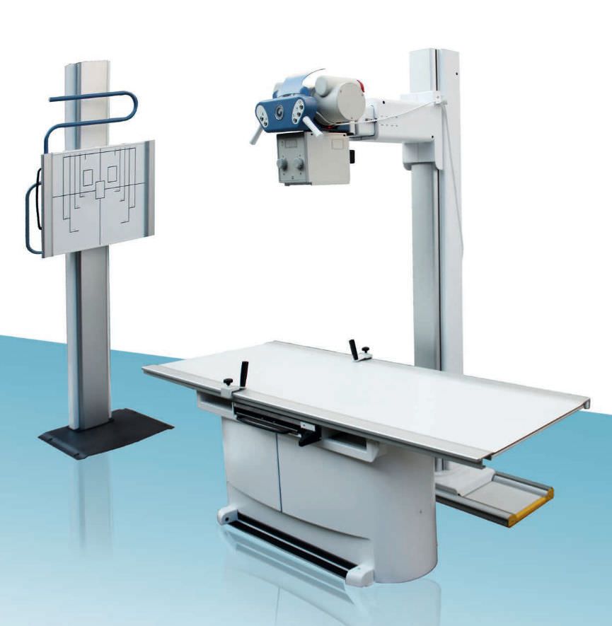 Radiography system (X-ray radiology) / digital / for multipurpose radiography / with vertical bucky stand X-RAY DIGITAL ARCOM