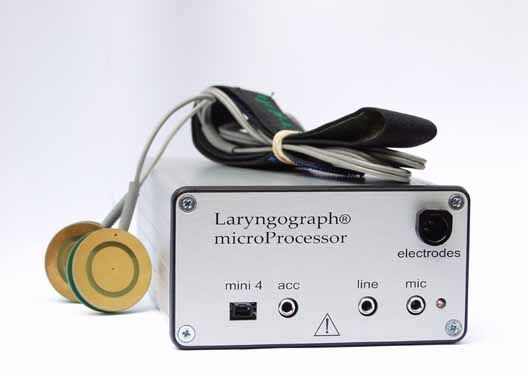 Computer-based phonetogram and speech analyzer MICROPROCESSOR SPEECH STUDIO Laryngograph