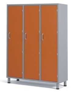Medical cabinet / patient room / with clothes rack / 3-door 13-CP203 VERNIPOLL SRL