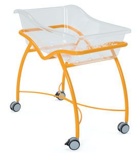 Transparent hospital baby bassinet / on casters 24-PE120 VERNIPOLL SRL