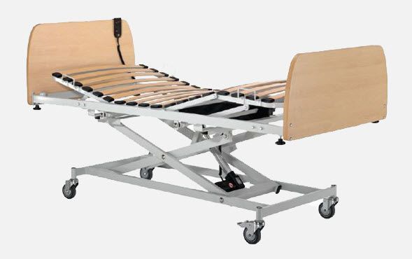 Homecare bed / electrical / height-adjustable / on casters Cm.6069 JMS Mobiliario Hospitalar