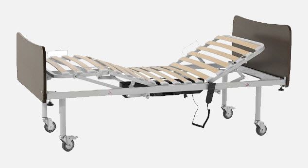 Homecare bed / electrical / height-adjustable / on casters CM.6018.W JMS Mobiliario Hospitalar