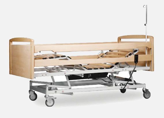 Homecare bed / electrical / height-adjustable / on casters Cm.6026 JMS Mobiliario Hospitalar