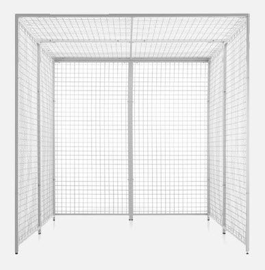 6-panel cage of Rocher FI.5051 JMS Mobiliario Hospitalar