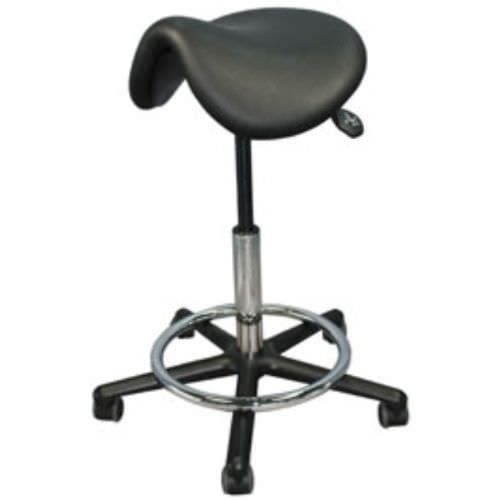 Medical stool / on casters / height-adjustable / saddle seat AK 447 akrus