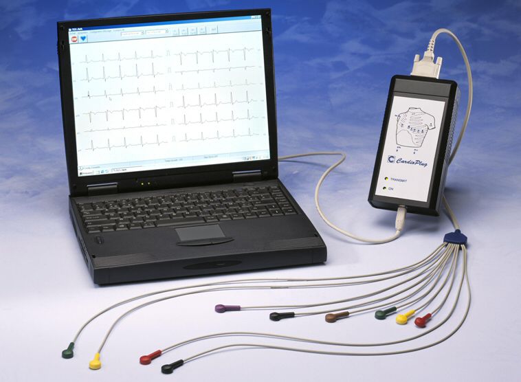 Computer-based electrocardiograph / digital / 12-channel CardioPlug Cardionics