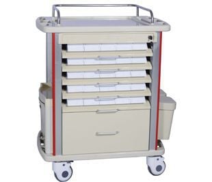 Medicine distribution trolley / 6-drawer BITM002D BI Healthcare