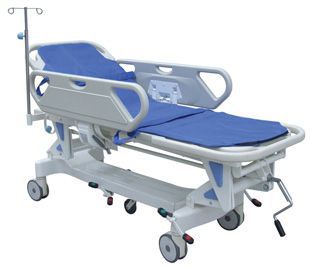 Transfer stretcher trolley / height-adjustable / mechanical / 2-section BIT-MP002M BI Healthcare