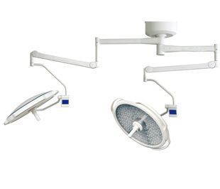 LED surgical light / ceiling-mounted / 2-arm 160 000 lux | BICL002A BI Healthcare