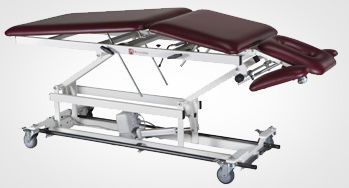 Electrical massage table / on casters / height-adjustable / 3 sections AM-BA 500 Armedica