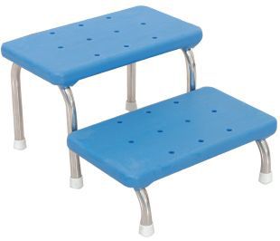 2-step step stool / stainless steel BIT003B BI Healthcare