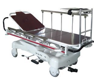 Transfer stretcher trolley / height-adjustable / X-ray transparent / hydraulic BIT-PT002H BI Healthcare